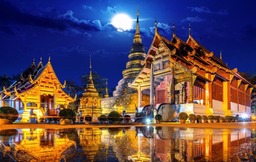 Chiang Mai Temples and Market Tuk-Tuk Evening Tour
