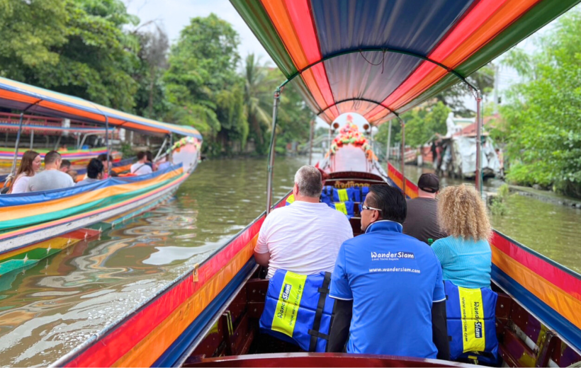 Bangkok canal tour by long-tail boat (2 hours)