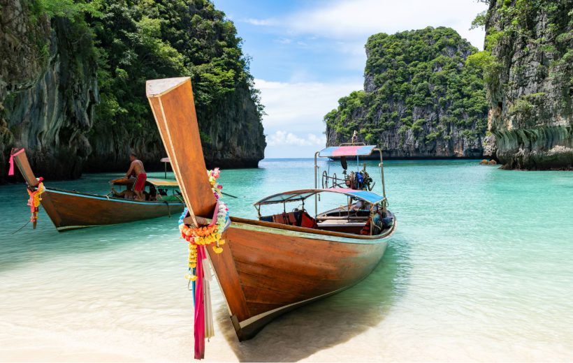 Half-Day Krabi Four Islands Tour with long-tail Boat