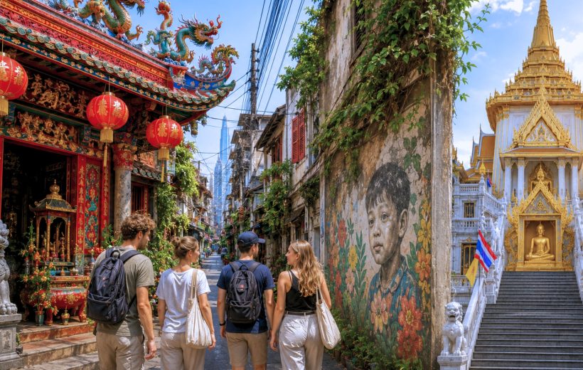 Bangkok Hidden Gems Chinatown Walking Tour with Street Art