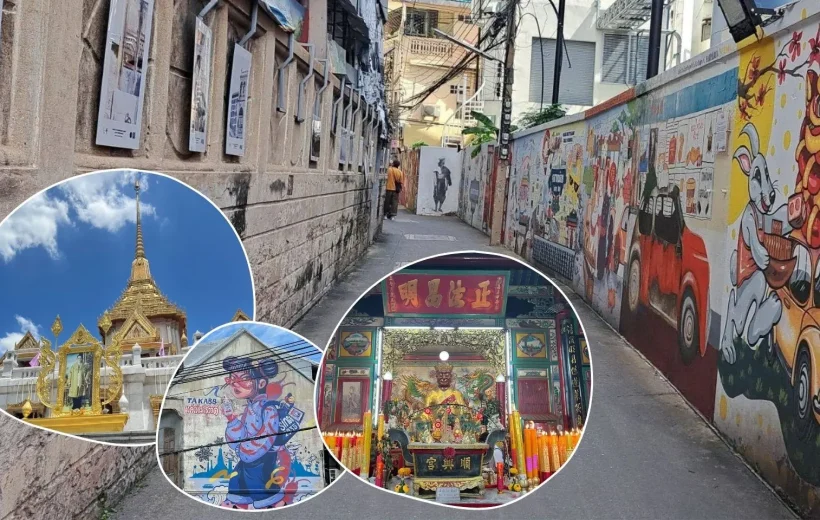 Bangkok Hidden Gems Chinatown Walking Tour with Street Art