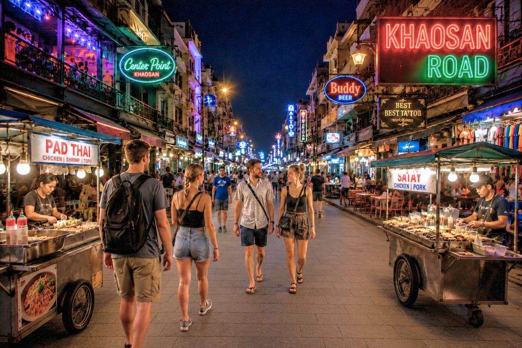 Bangkok Khaosan Nightlife (Food & Cocktail Included)