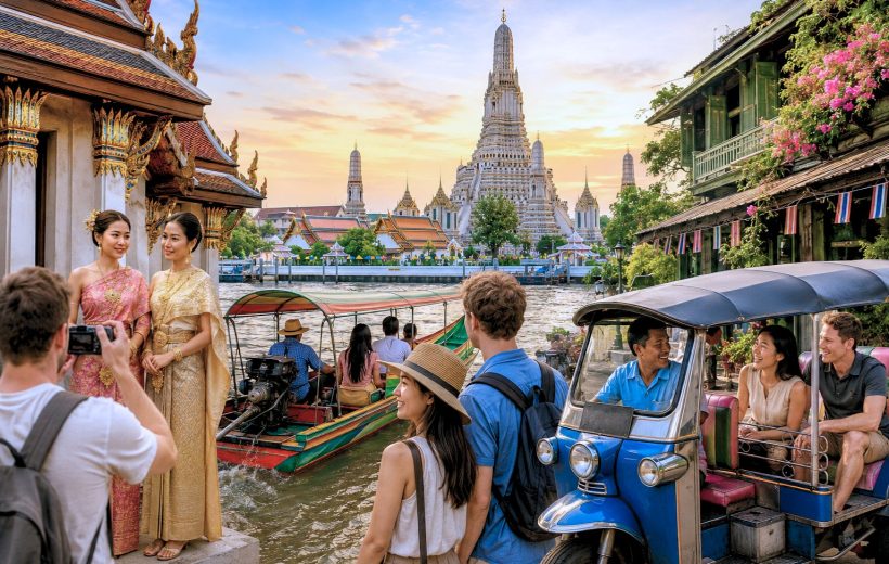 Bangkok Icons: Wat Arun Thai Costume, Canals & Tuk-Tuk Adventure