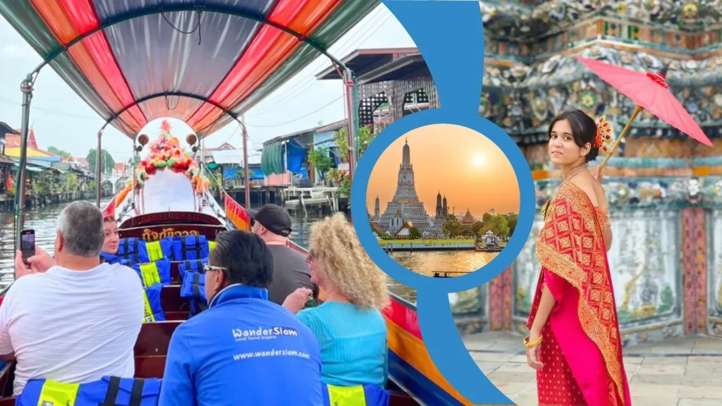 Thai Costume Experience at Wat Arun & Canal Tour
