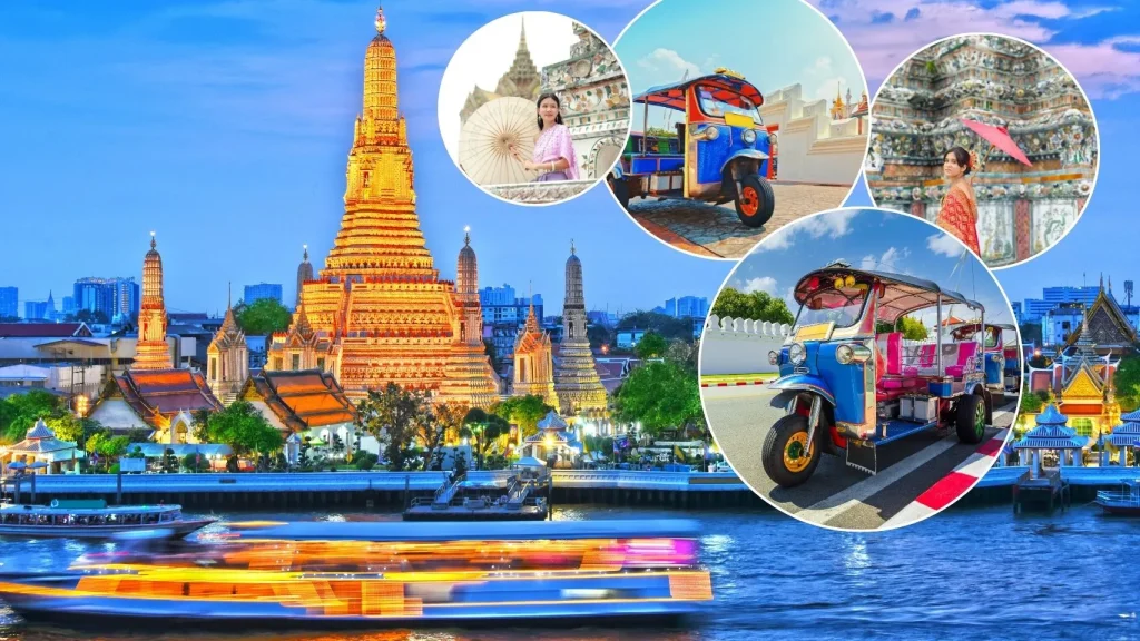 Wat Arun Thai Costume & Tuk-Tuk Experience