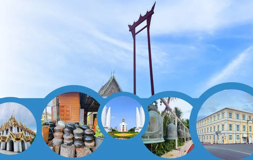 Bangkok Walking Tour Giant Swing, Loha Prasat & Golden Mount