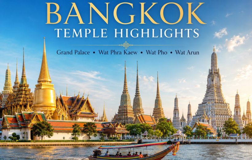 Bangkok Grand Palace, Wat Pho & Wat Arun with Longtail Boat Ride