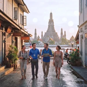 Bangkok Instagrammable Cafe & Old Town Walking Tour