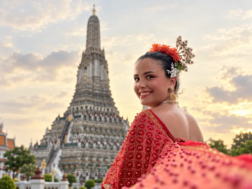 Wat Pho & Wat Arun Tour with Thai Traditional Costume & Local Expert