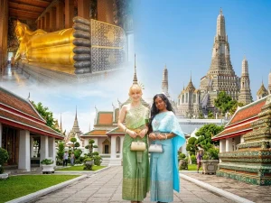 Wat Pho & Wat Arun Tour with Thai Traditional Costume & Local Expert