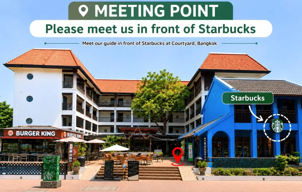 In front of Starbucks Bann Chart (Khaosan Road)